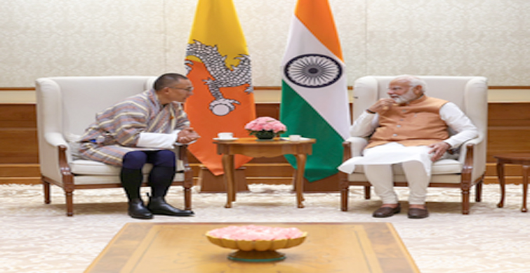 PM Modi accepts invitation to visit Bhutan next week after having "productive" talks with his counterpart there.